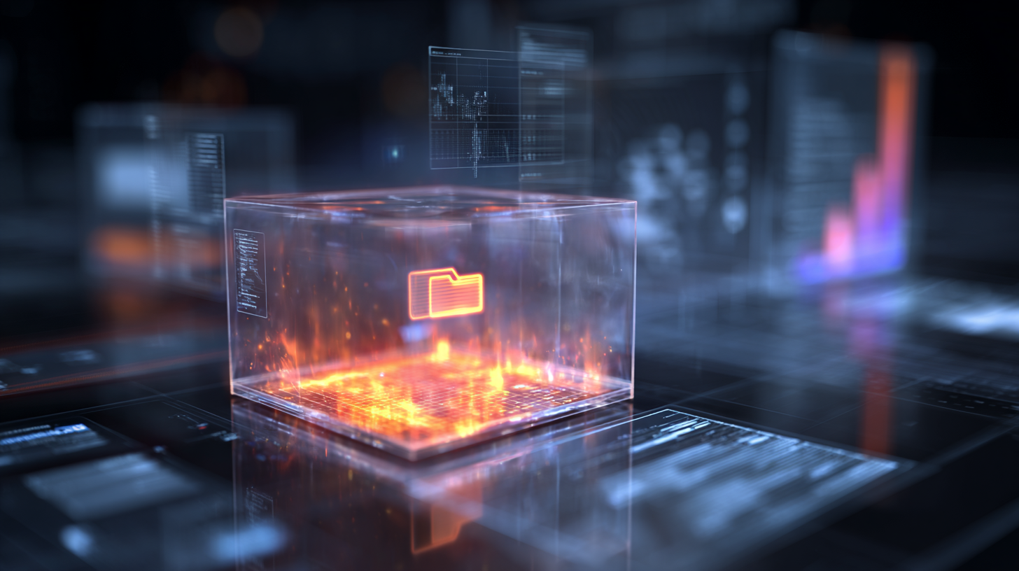 Digitale Sandbox-Umgebung mit isolierter Datei im virtuellen Container
